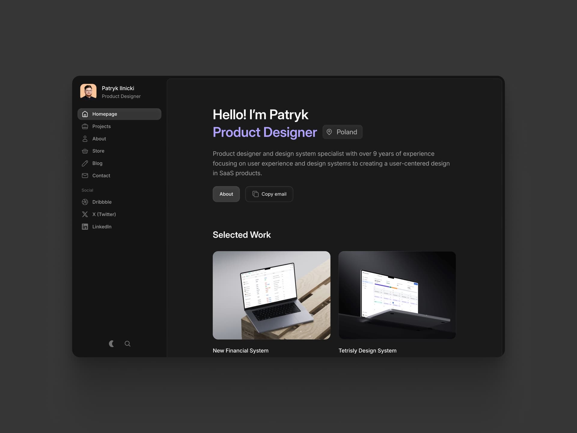 Easyfolio Portifolio Template 3
